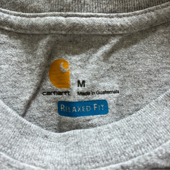 Carhartt Heather Gray Relaxed Fit T-Shirt - Picture 2 of 3